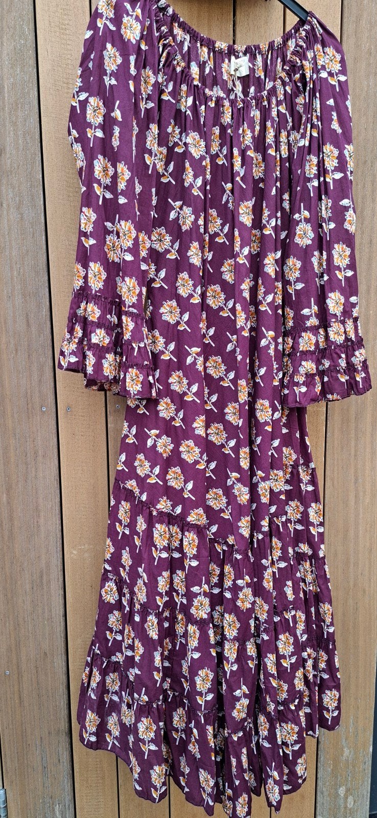 Nieuwe Two Sisters maxi jurk - Maat XL, Two Sisters, Paars, Maat 46/48 (XL) of groter, Nieuw