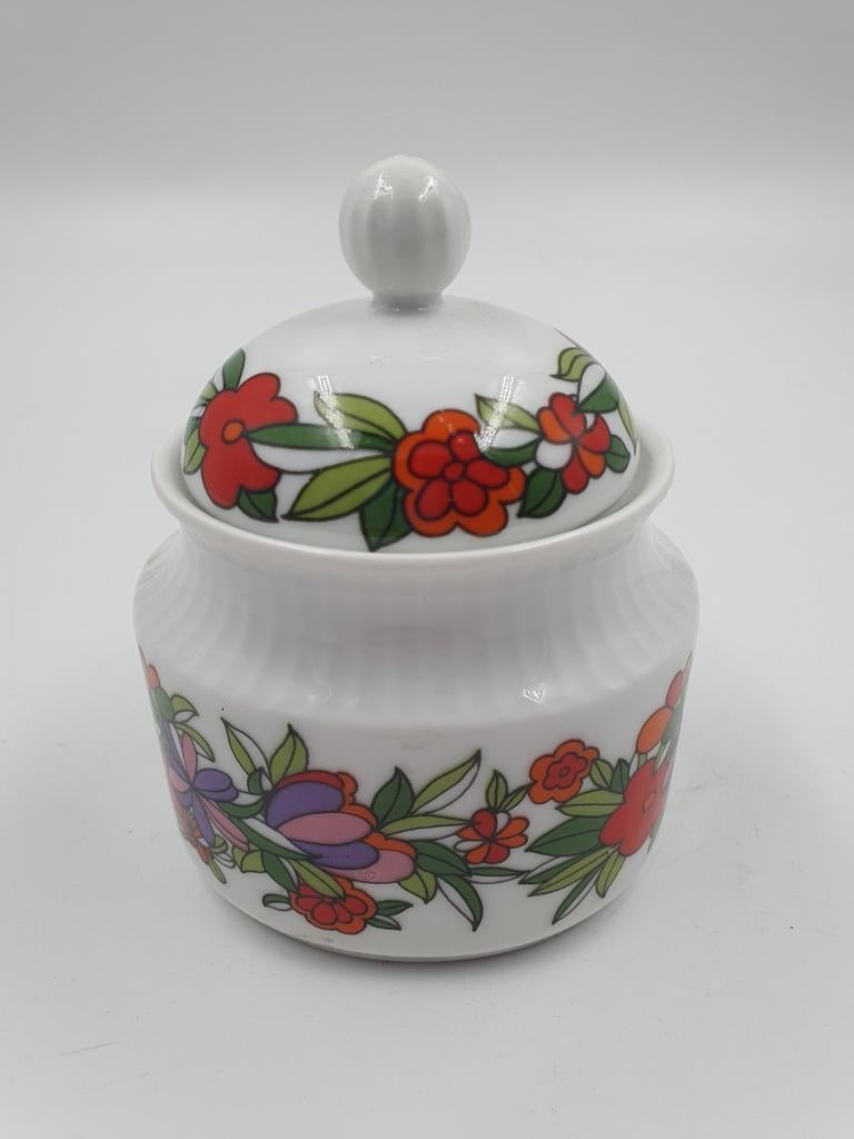 Kaiser suikerpot met bloemmotief, Ophalen of Verzenden
