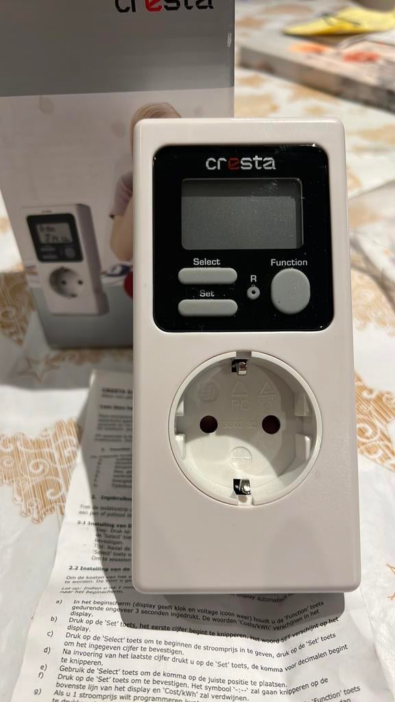 Energie kostenmeter van het merk Cresta. Niet gebruikt., Ophalen of Verzenden, Nieuw, Elektriciteit