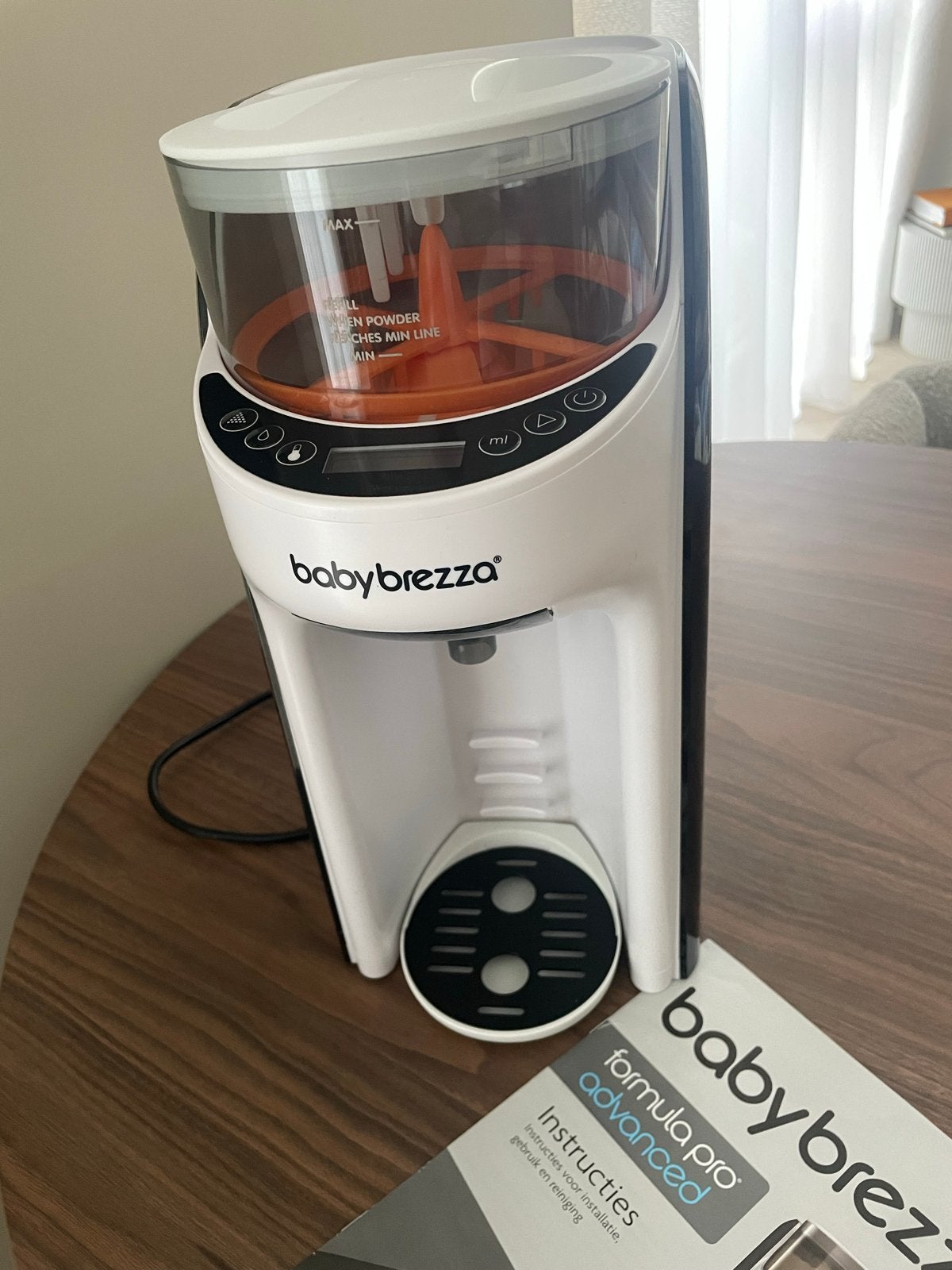 Baby Brezza Formula Pro Advanced, Automatisch, Ophalen of Verzenden, Zo goed als nieuw, Flessenmaker