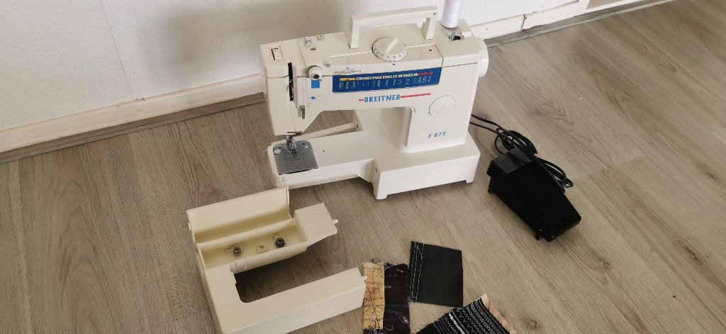 Naaimachine BREITNER E875  Echt Leer naaien, Ophalen of Verzenden, Zo goed als nieuw, Naaimachine, Overige merken
