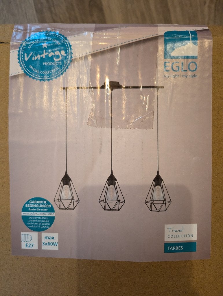 EGLO hanglamp, Huis en Inrichting, Lampen | Hanglampen, Ophalen, Gebruikt, E27 (groot)
