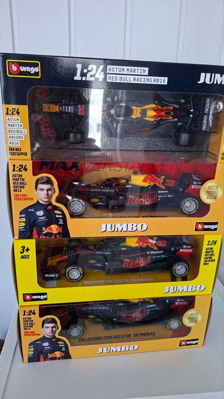 Max Verstappen Red Bull Racing F1 modelauto's 1:24, Overige merken, Auto, 1:32 tot 1:50, Nieuw