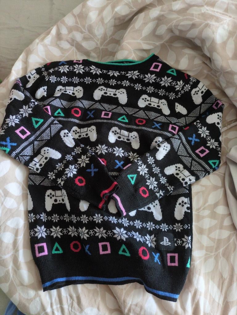 Playstation Foute Kersttrui - Maat 152 (11-12 jaar), Ophalen, Zo goed als nieuw, Jongen of Meisje
