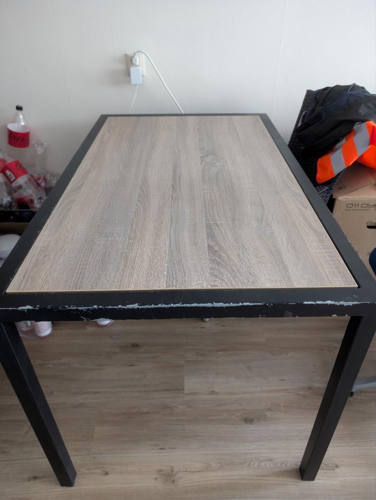 Eettafel 80-130, Gebruikt, 100 tot 150 cm, Rechthoekig, 50 tot 100 cm