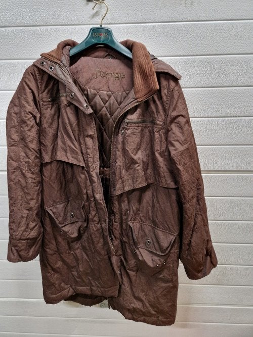 junge damesjas met bontcapuchon mt 46,, Ophalen of Verzenden, 'T Olde Gre-j, Info@toldegrej.nl, Endepoelstraat 20f Didam