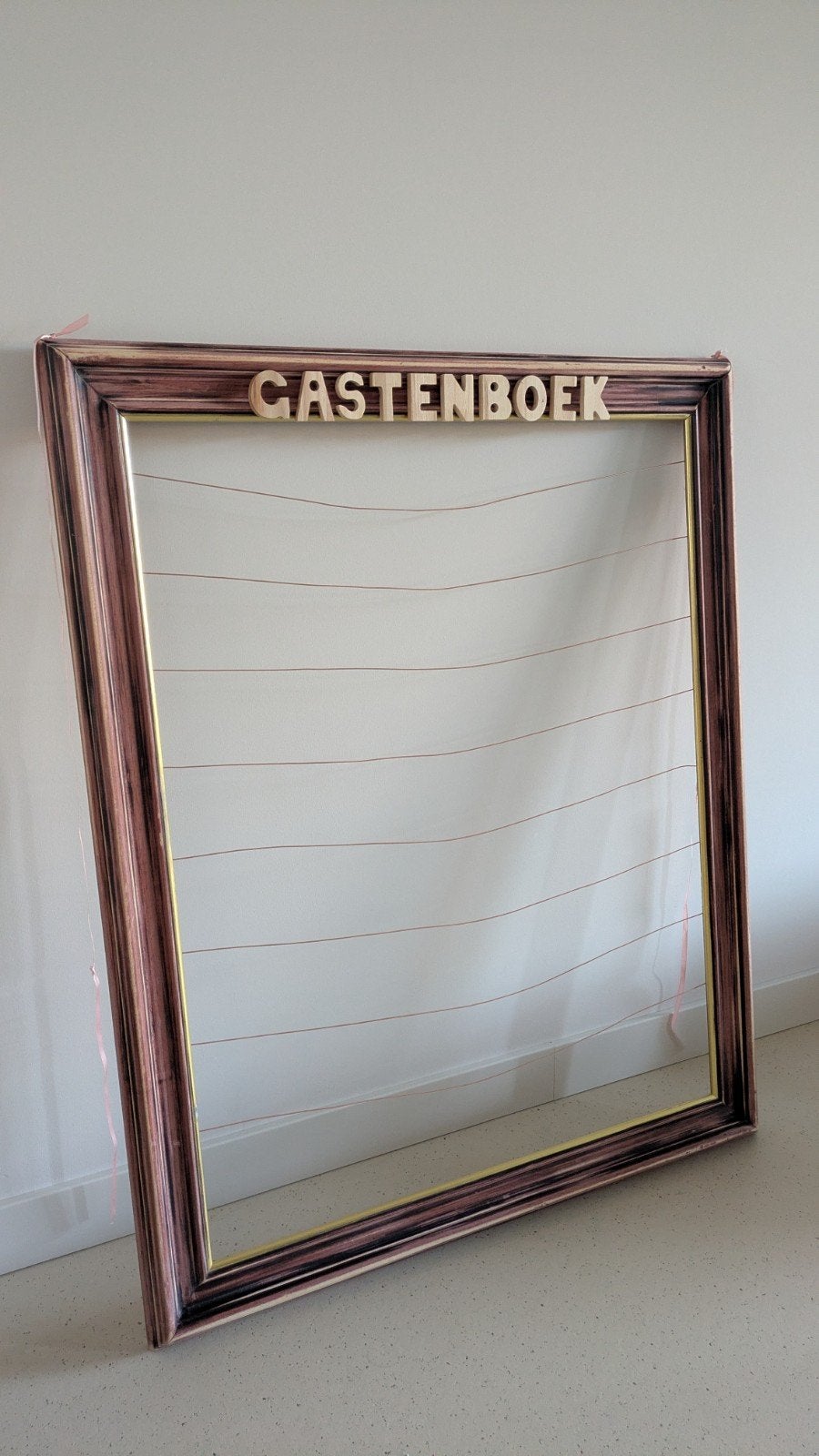 Gastenboek lijst voor bruiloft | photobooth/polaroid foto's, Ophalen, Zo goed als nieuw