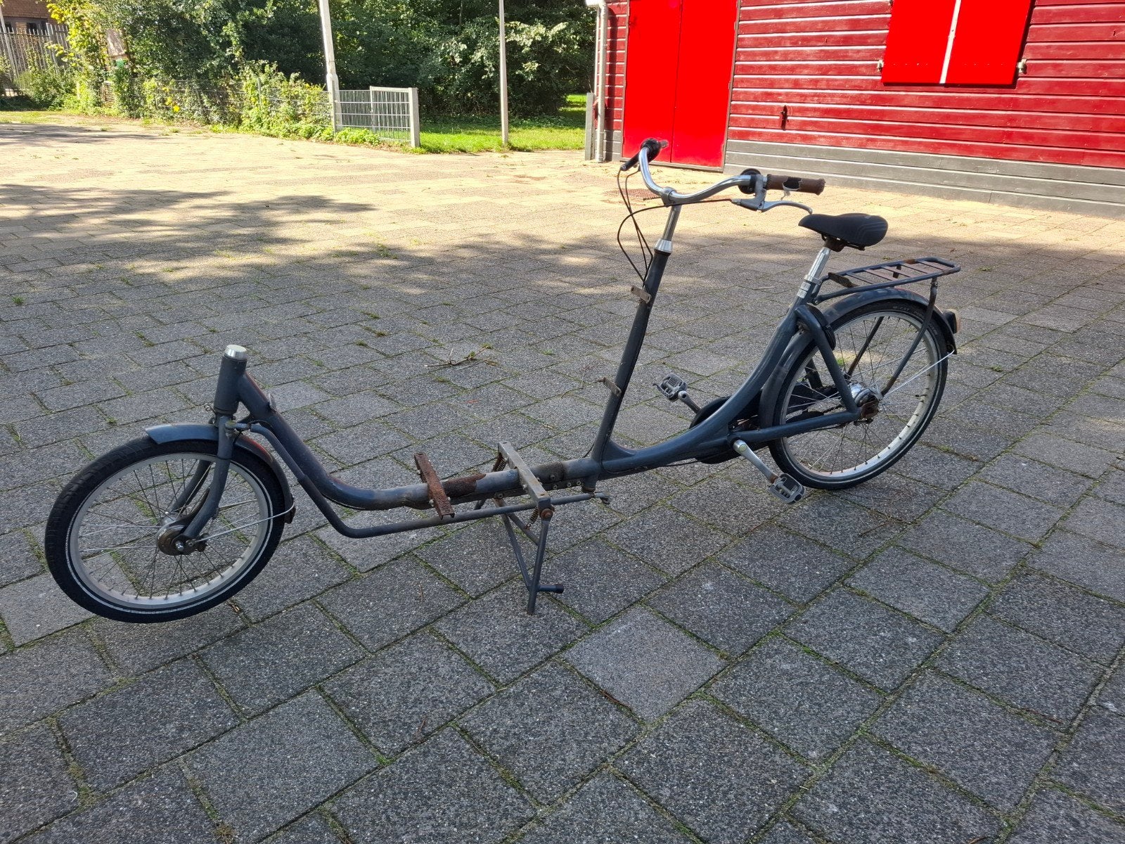 bakfiets project - zelfbouw, Gebruikt, Velgrem, Bovenstuur, Ophalen