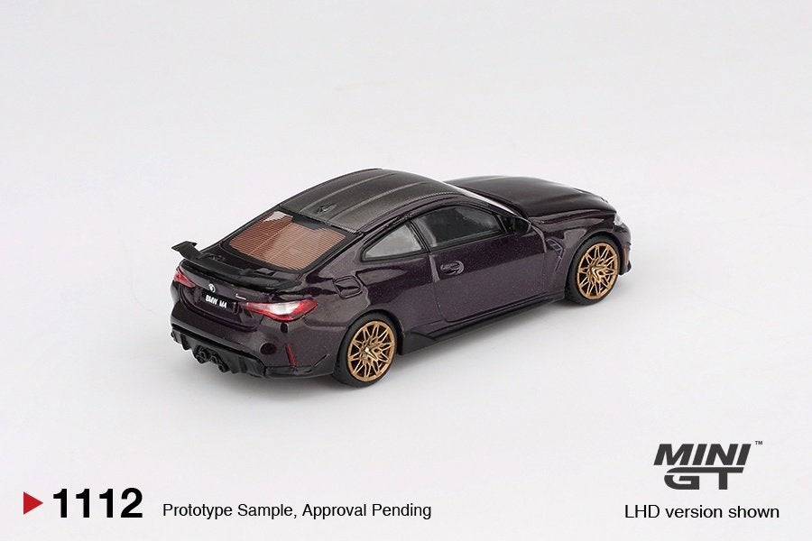 Mini GT BMW M4 M-Performance Daytona Violet, Www.rubensmodelautos.nl, Auto, Nieuw, Ophalen of Verzenden