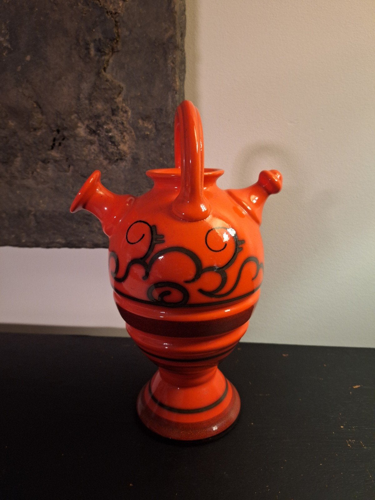 Vintage Flora Gouda Kruik / Vaas, Antiek en Kunst, Ophalen of Verzenden