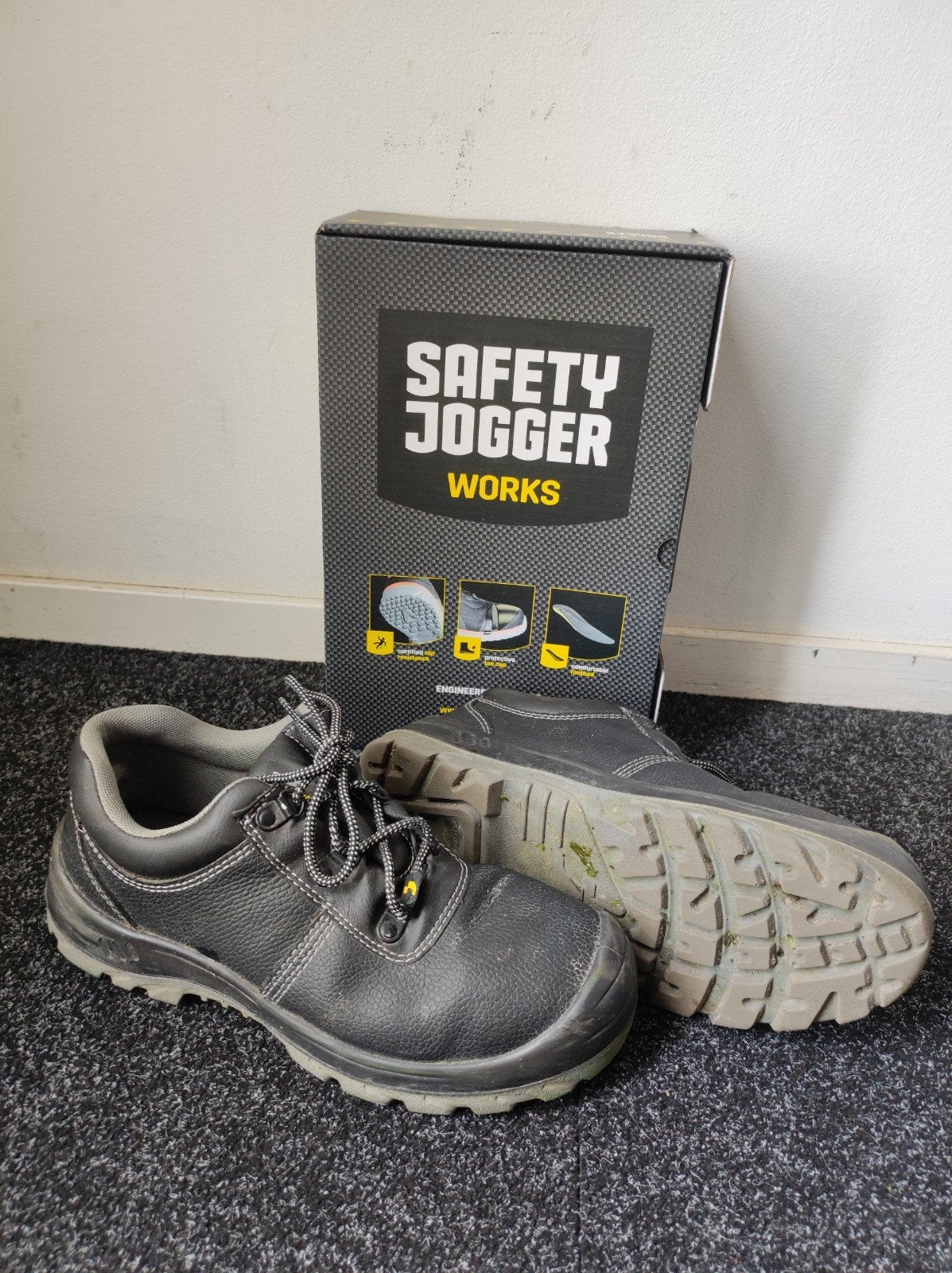 SAFETY JOGGER Bestrun S3 werkschoenen / maat 42, Tuin en Terras, Werkkleding, Gebruikt, Safety jogger, Heren, Schoenen