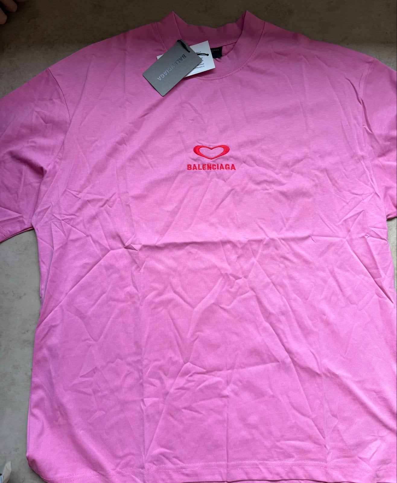 Balenciaga Unisex T-shirt Maat L Oversized Nieuw, Maat 42/44 (L), Nieuw, Ophalen of Verzenden, Korte mouw