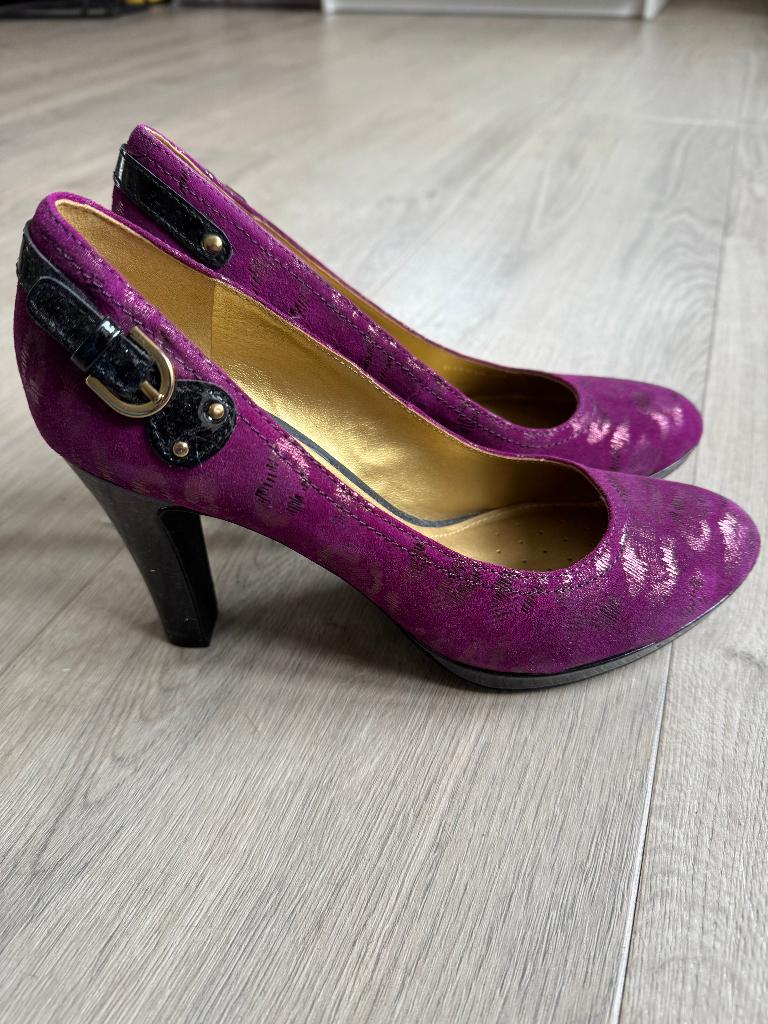 GEOX Respira prachtige pumps paars nieuw maat 39.5 DZ, Geox, Pumps, Overige kleuren, Nieuw