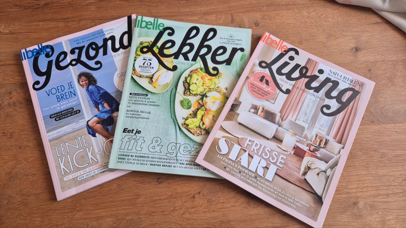 Libelle Gezond, Lekker & Living - 3 tijdschriften, Ophalen of Verzenden, Zo goed als nieuw, Damesbladen