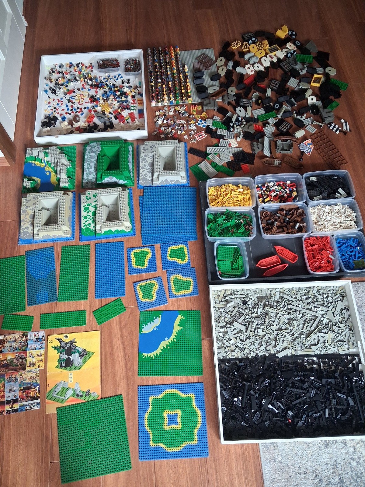 partij lego castle ridders piraten kastelen  fotest, Ophalen of Verzenden, Gebruikt