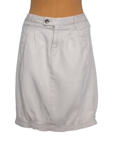 Yaya rok, tencel/linnen rokje, grijs/beige, Mt. M, Kleding | Dames, Rokken, Maat 38/40 (M), Overige kleuren, Verzenden, Zo goed als nieuw