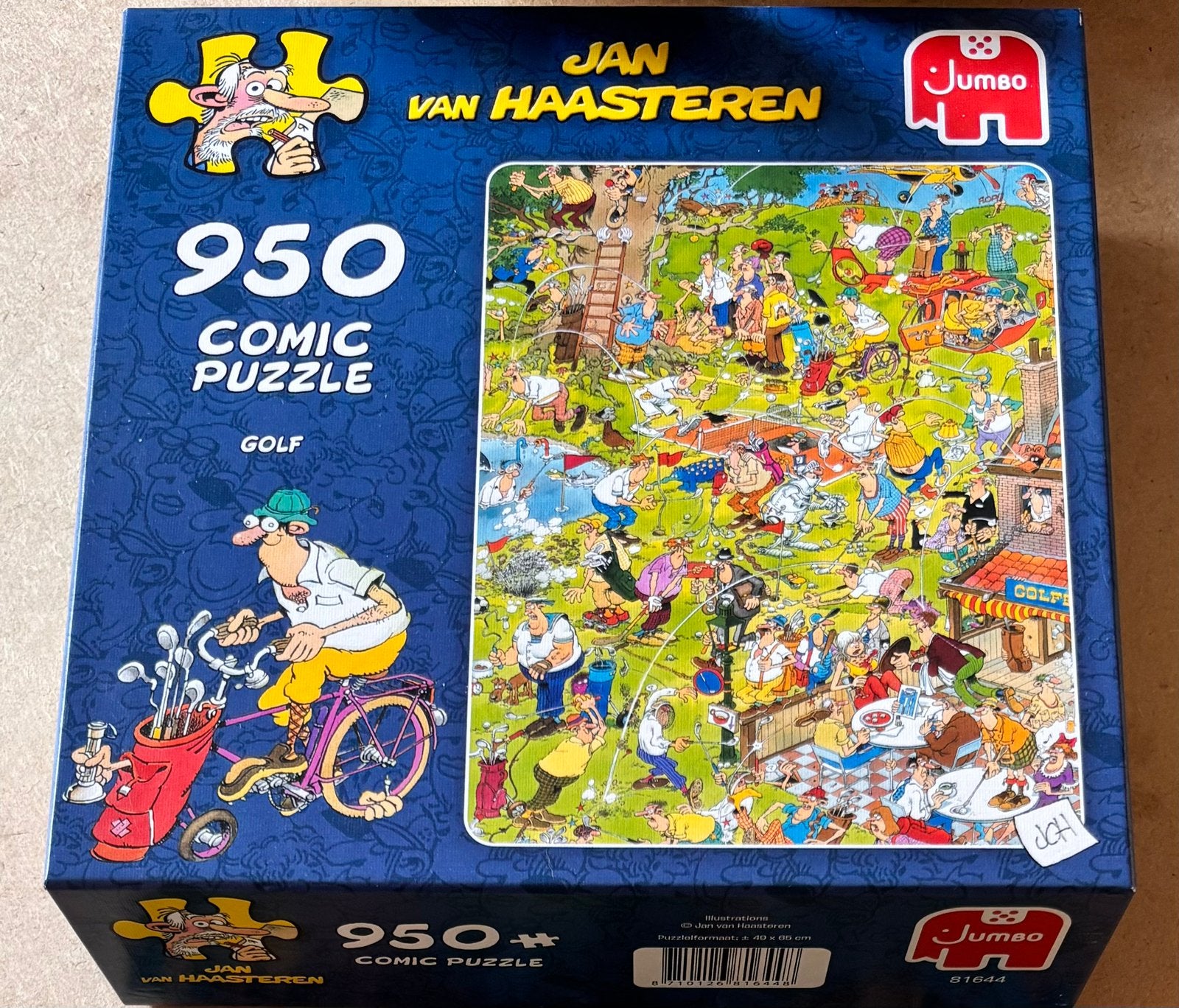 Jan van Haasteren puzzel ‘Golf’ 950 stukjes, Ophalen, 500 t/m 1500 stukjes, Zo goed als nieuw, Legpuzzel