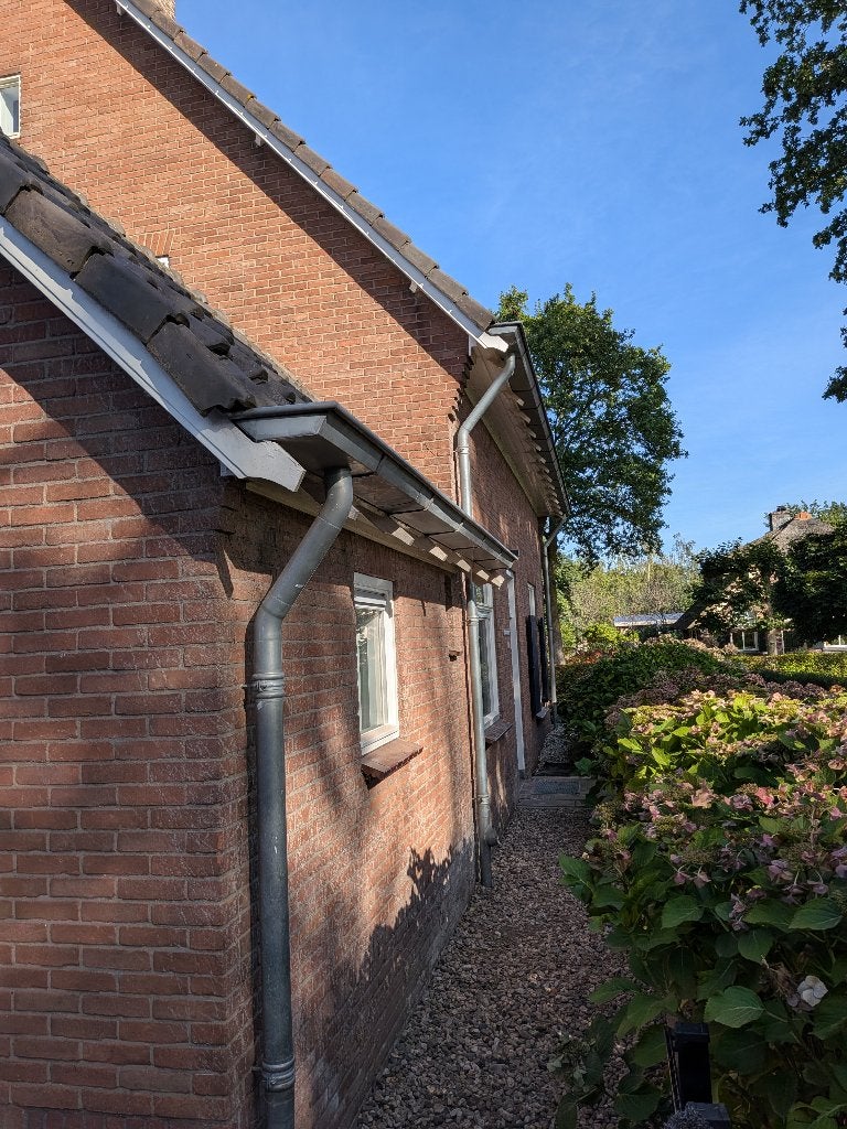 Zinken dakgoot, Doe-het-zelf en Verbouw, Ophalen, Gebruikt, Minder dan 20 mm, 4 tot 6 meter