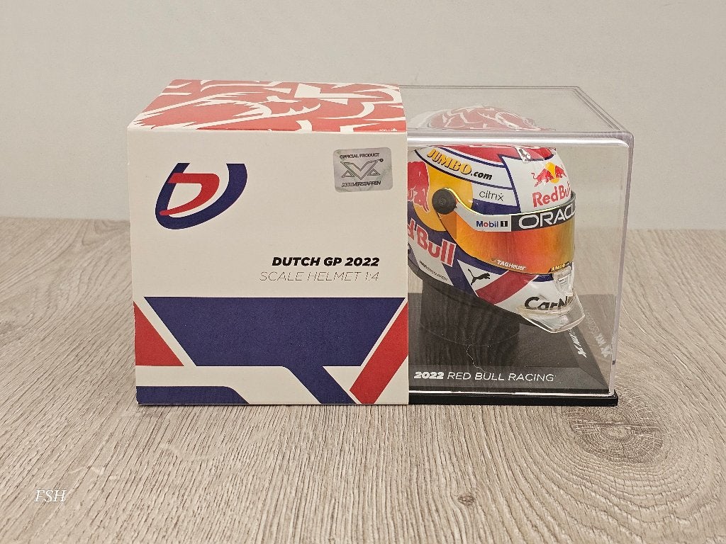 Helm 1:4, Max Verstappen # 1, Dutch GP 2022., Ophalen of Verzenden, Zo goed als nieuw, Formule 1