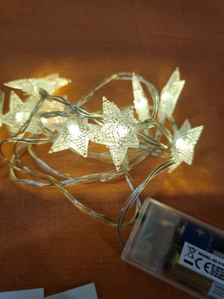 kerstverlichting sterren 2x streng [b319a], Diversen, Kerst, Ophalen of Verzenden, 'T Olde Gre-j, Info@toldegrej.nl, Endepoelstraat 20f Didam
