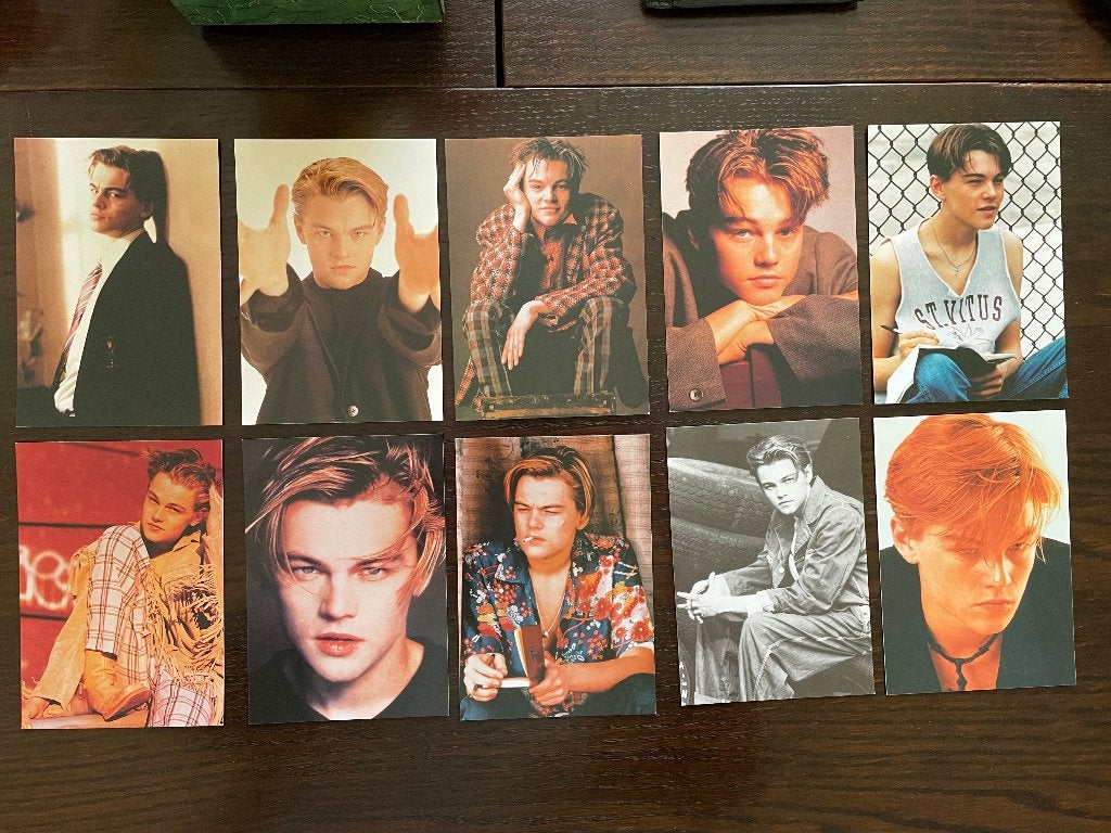 Leonardo DiCaprio Ansichtkaart 10 Stuks, Verzamelen, Ophalen of Verzenden, 1980 tot heden, Ongelopen, Sterren en Beroemdheden
