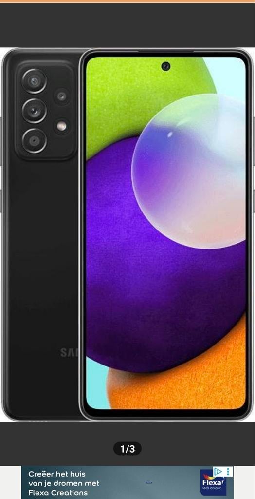 Samsung Galaxy A52s 5G - Uitstekende staat, Telecommunicatie, Mobiele telefoons | Samsung, Ophalen, Zwart, Touchscreen, Zo goed als nieuw