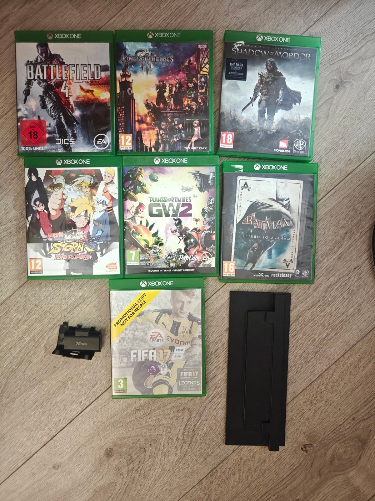 Batman, Battlefield 4, Naruto Xbox one, Ophalen of Verzenden, Zo goed als nieuw, Vanaf 3 jaar