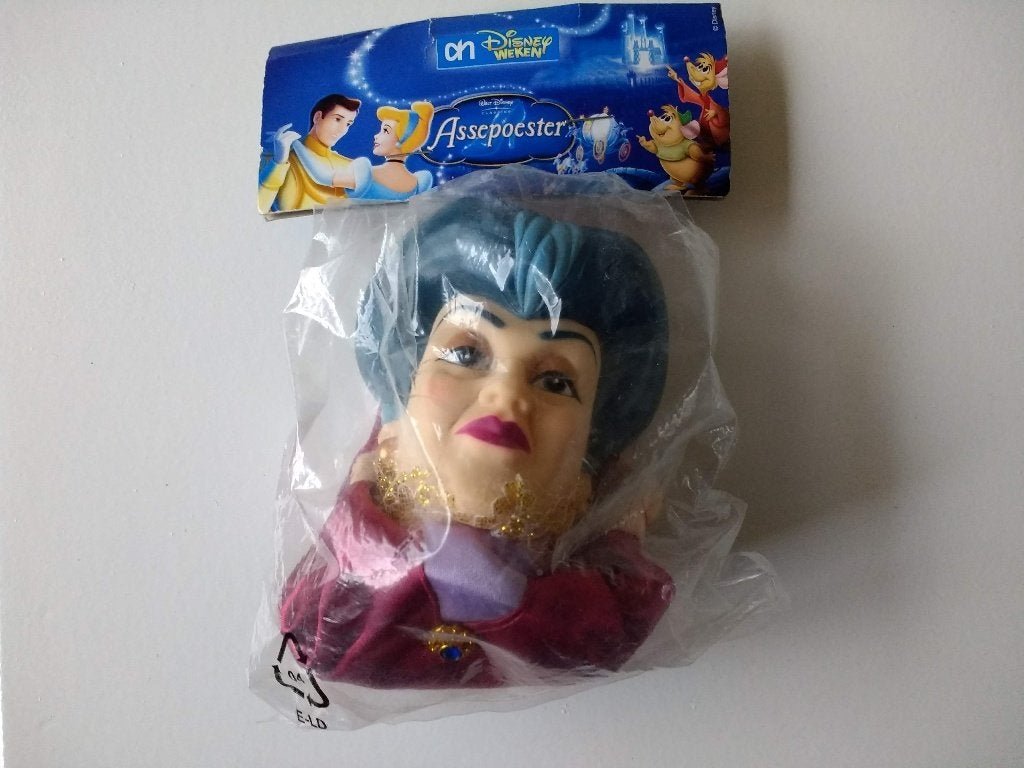 Nieuwe Handpop sprookje Assepoester: stiefmoeder Disney, Ophalen of Verzenden, Assepoester of Belle, Nieuw, Overige typen