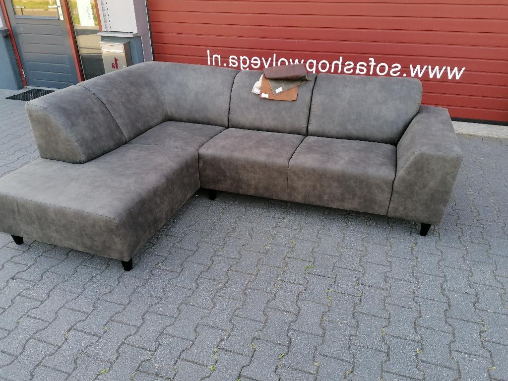 hoekbank Ramona ,stof Preston, 5 kleuren €798,-, Huis en Inrichting, Ophalen, Nieuw, Metaal, Modern , trendy , stijlvol , hip , retro , klassiek
