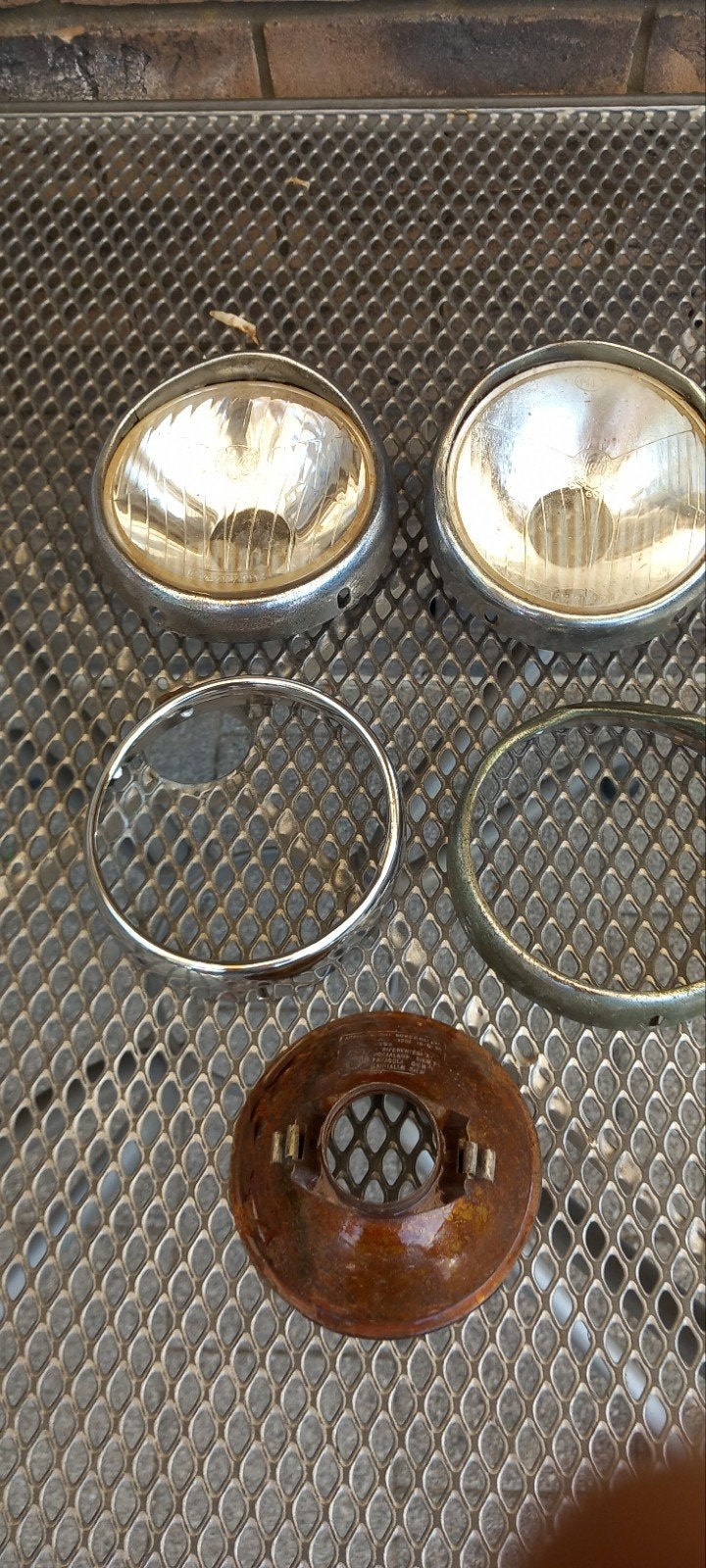 Originele Siem koplampen voor Vespa oldtimer met NL logo, Ophalen of Verzenden, Gebruikt, Koplamp, Overige merken