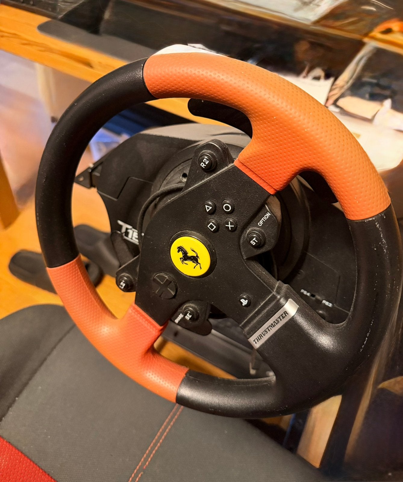 Raceset Trustmaster T150 met autostoel en pedalen., Spelcomputers en Games, Spelcomputers | Sony PlayStation Consoles | Accessoires
