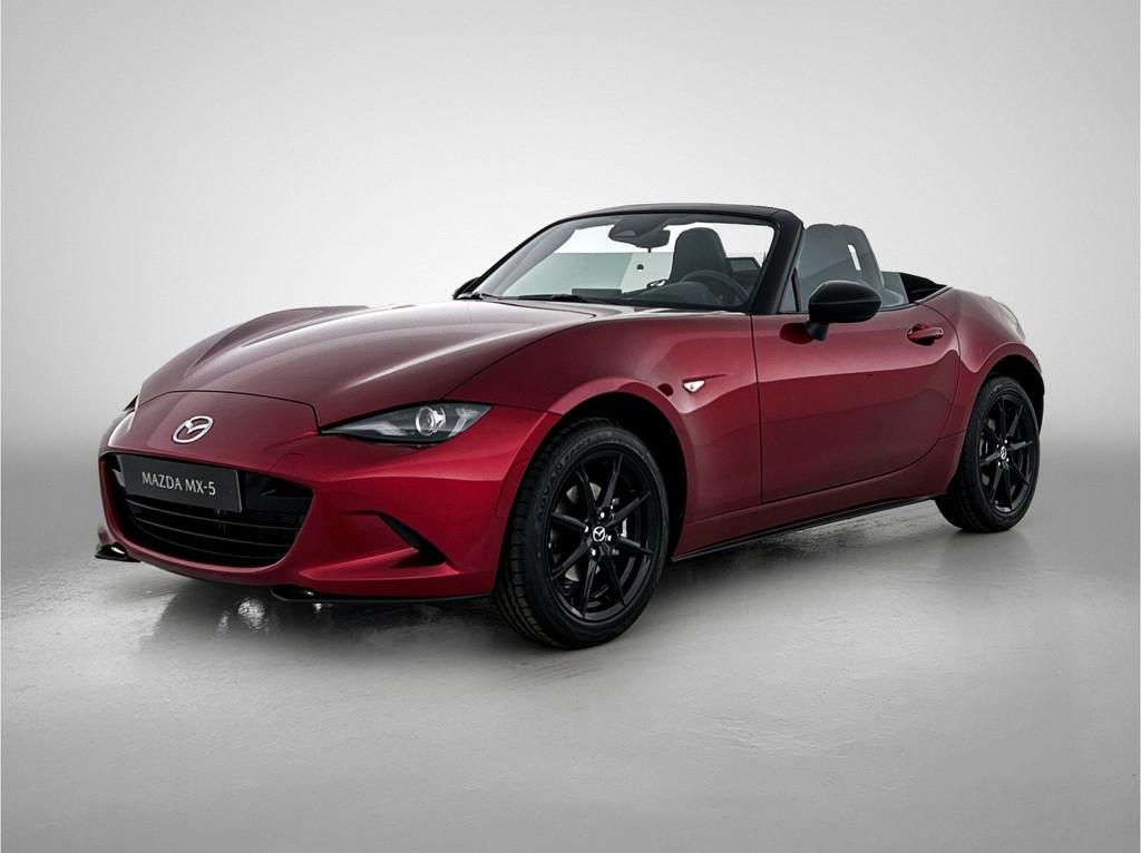 Mazda MX-5 1.5 SkyActiv-G 132 Prime-Line | Voorraadvoordeel, Auto's, Mazda, Bedrijf, Te koop, MX-5, ABS, Airbags, Airconditioning