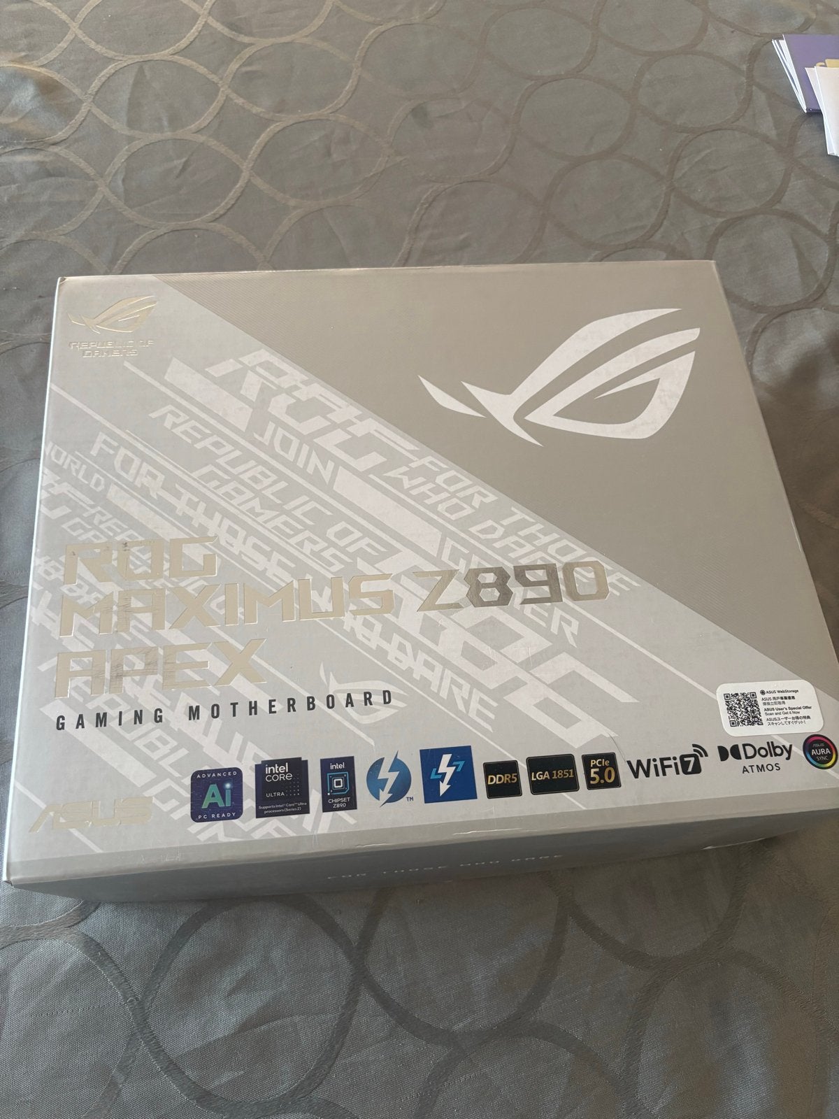 ASUS ROG MAXIMUS Z890 APEX Gaming Moederbord Nieuw, Ophalen of Verzenden, Nieuw, Intel, DDR5
