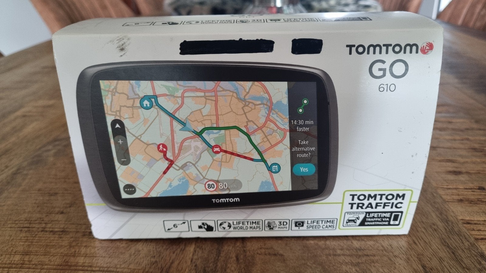 TomTom GO 610 navigatiesysteem met levenslange updates, Ophalen of Verzenden