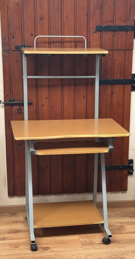 Bureau, Ophalen, Gebruikt, Hout, Bruin