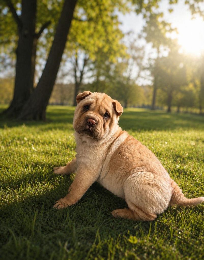 Shar pei pup, 8 tot 15 weken, Teef, Parvo, Eén hond