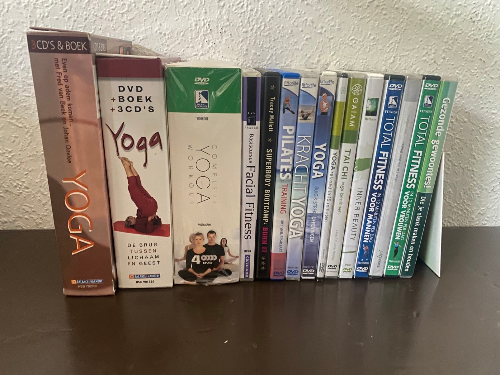 Partij Yoga, Pilates, T’ai Chi, Fitness, Facial, Voeding DVD, Alle leeftijden, Ophalen of Verzenden, Zo goed als nieuw, Cursus of Instructie