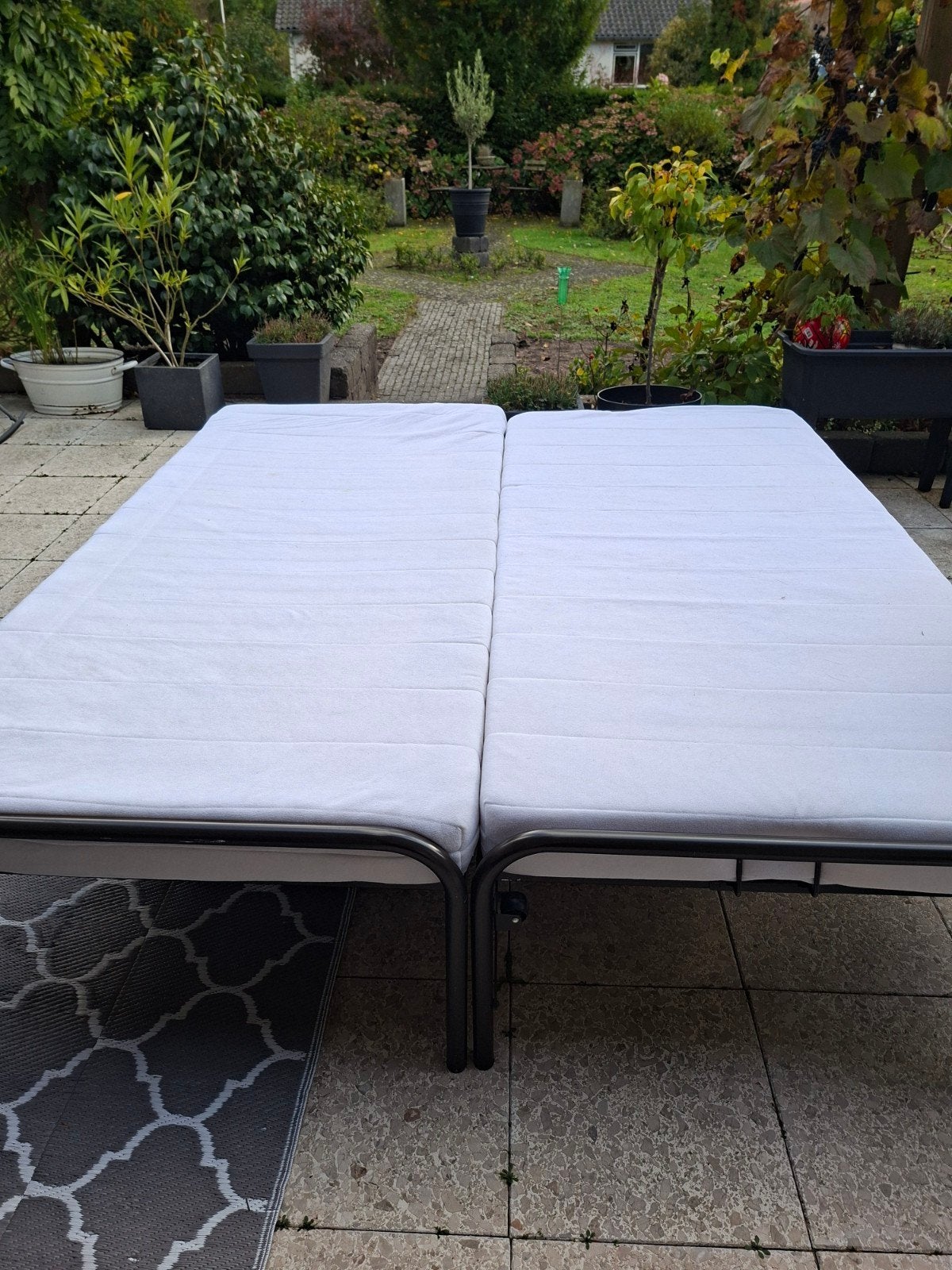 Auping bedden / onderschuifbed / logeerbedden, Huis en Inrichting, 90 cm, Eenpersoons, Ophalen of Verzenden, Metaal