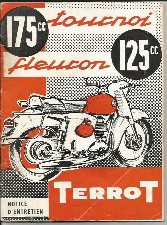 Terrot 125 cc 175 cc (5266z) instruktieboek handleiding, Motoren, Verzenden, Overige merken