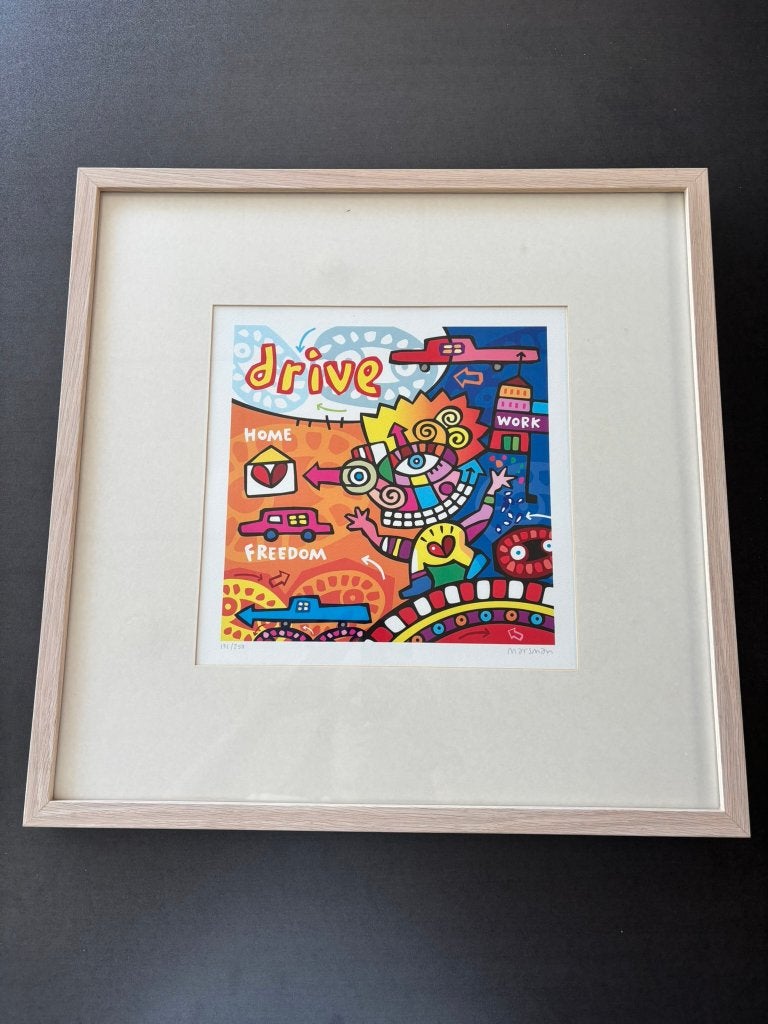 Kunstwerk 'Drive' van Jean Paul Marsman, Antiek en Kunst, Kunst | Schilderijen | Klassiek, Ophalen, Abstract, Overige onderwerpen