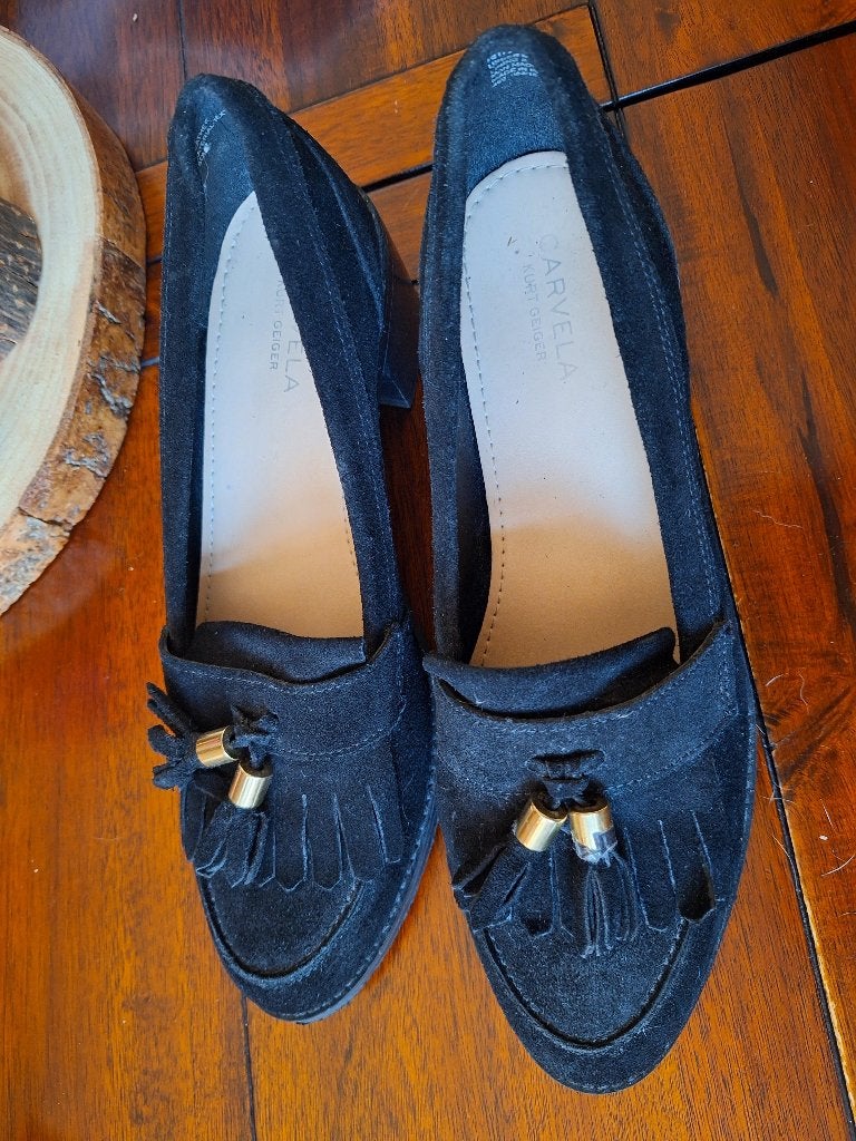 Kurt Geiger Carvela schoen loafers bijna nieuw mt 40 zwart, Kleding | Dames, Schoenen met lage hakken, Verzenden, Zwart, Zo goed als nieuw