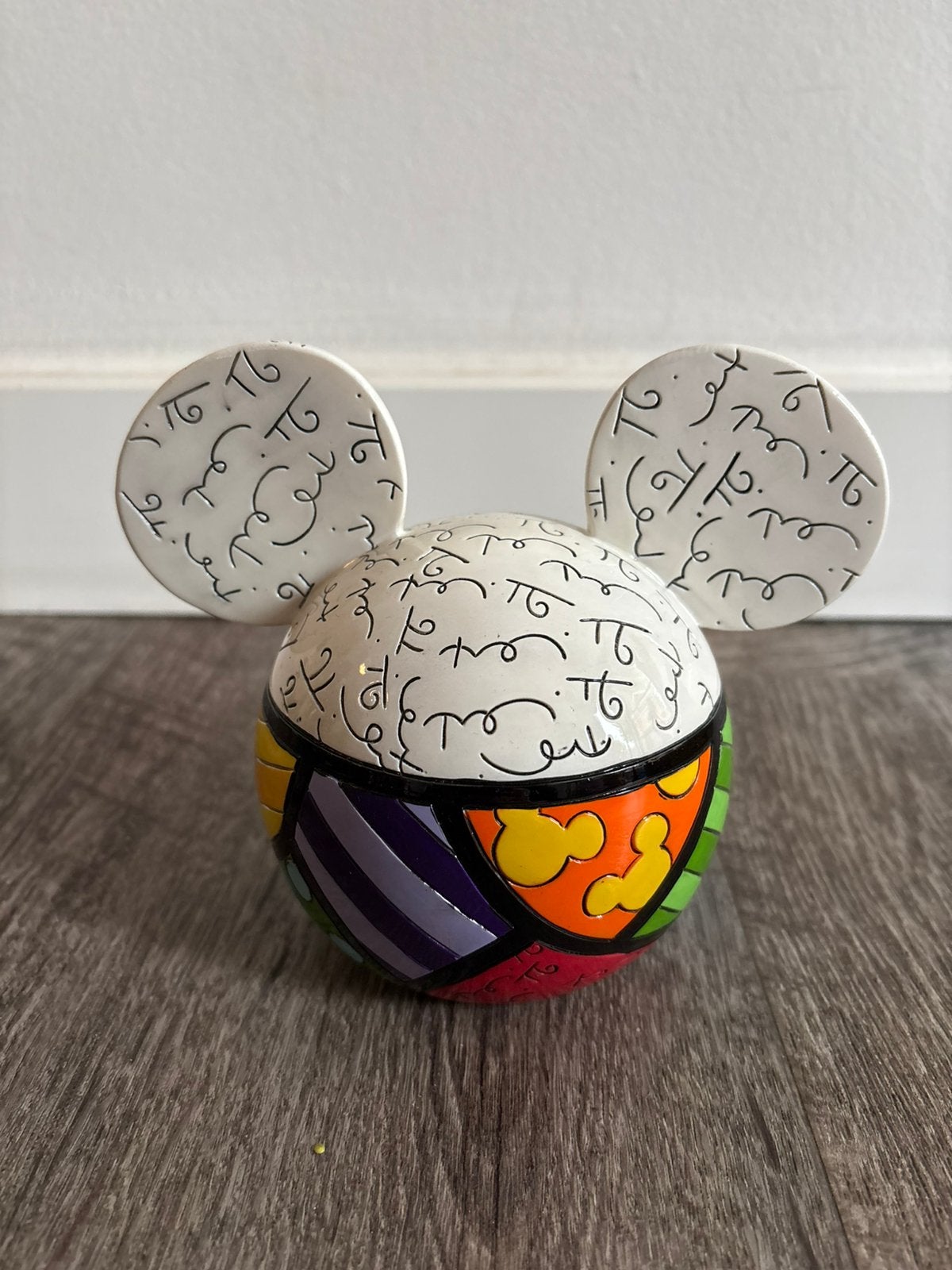 Britto mickey mouse spaarpot, Ophalen, Zo goed als nieuw, Steen, Aardewerk of Keramiek, Strip- of Tekenfilmfiguur