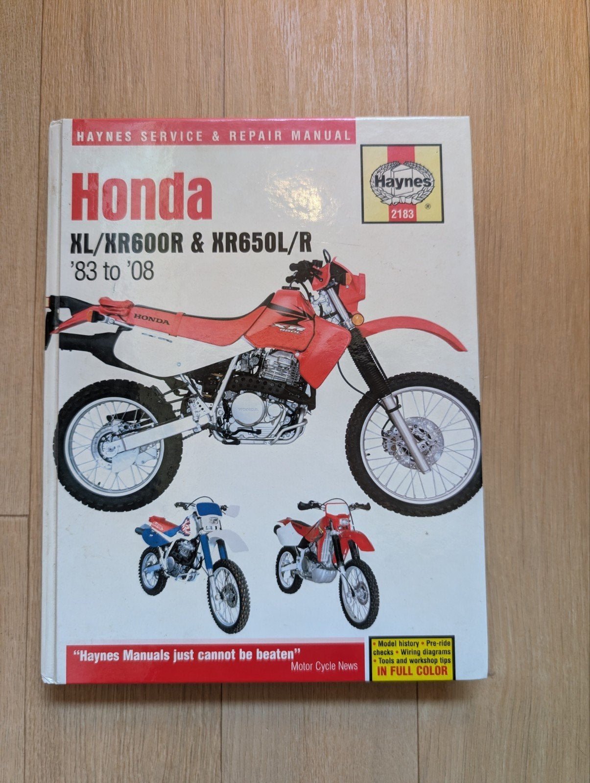 Haynes Service & Repair Manual Honda XL/XR600R & XR650L/R, Motoren, Ophalen of Verzenden, Honda