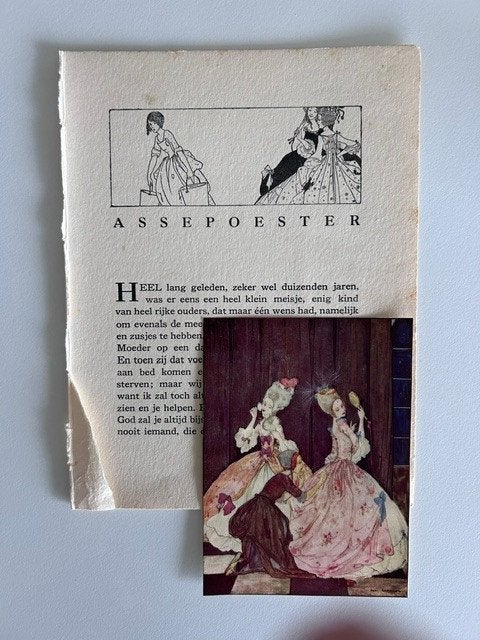 Vintage sprookjesprenten van Rie Cramer, Ophalen, Gelezen, Rie Cramer, Plaatjesalbum