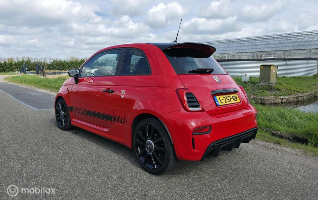 Fiat 500 1.4 T-Jet Abarth Turismo / Carbon stoelen / Beats, Auto's, Fiat, Voorwielaandrijving, 4 cilinders, 1010 kg, Bedrijf