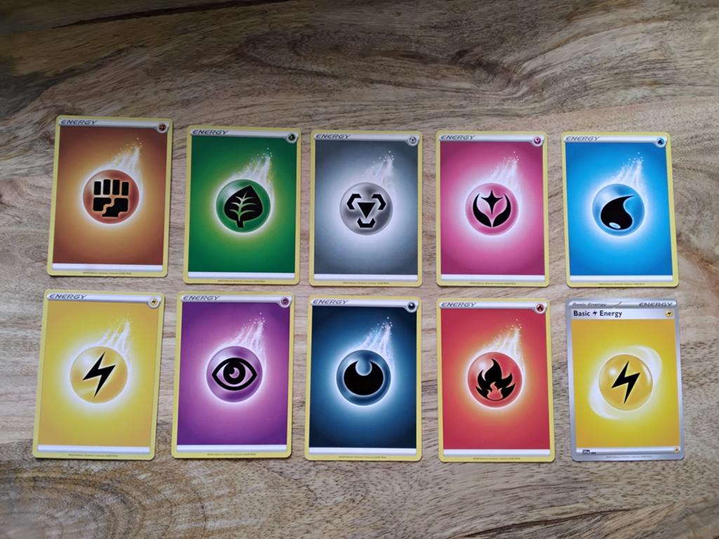 Pokémon Energy Kaarten Set - Diverse Typen (10 stuks), Ophalen of Verzenden, Zo goed als nieuw, Meerdere kaarten