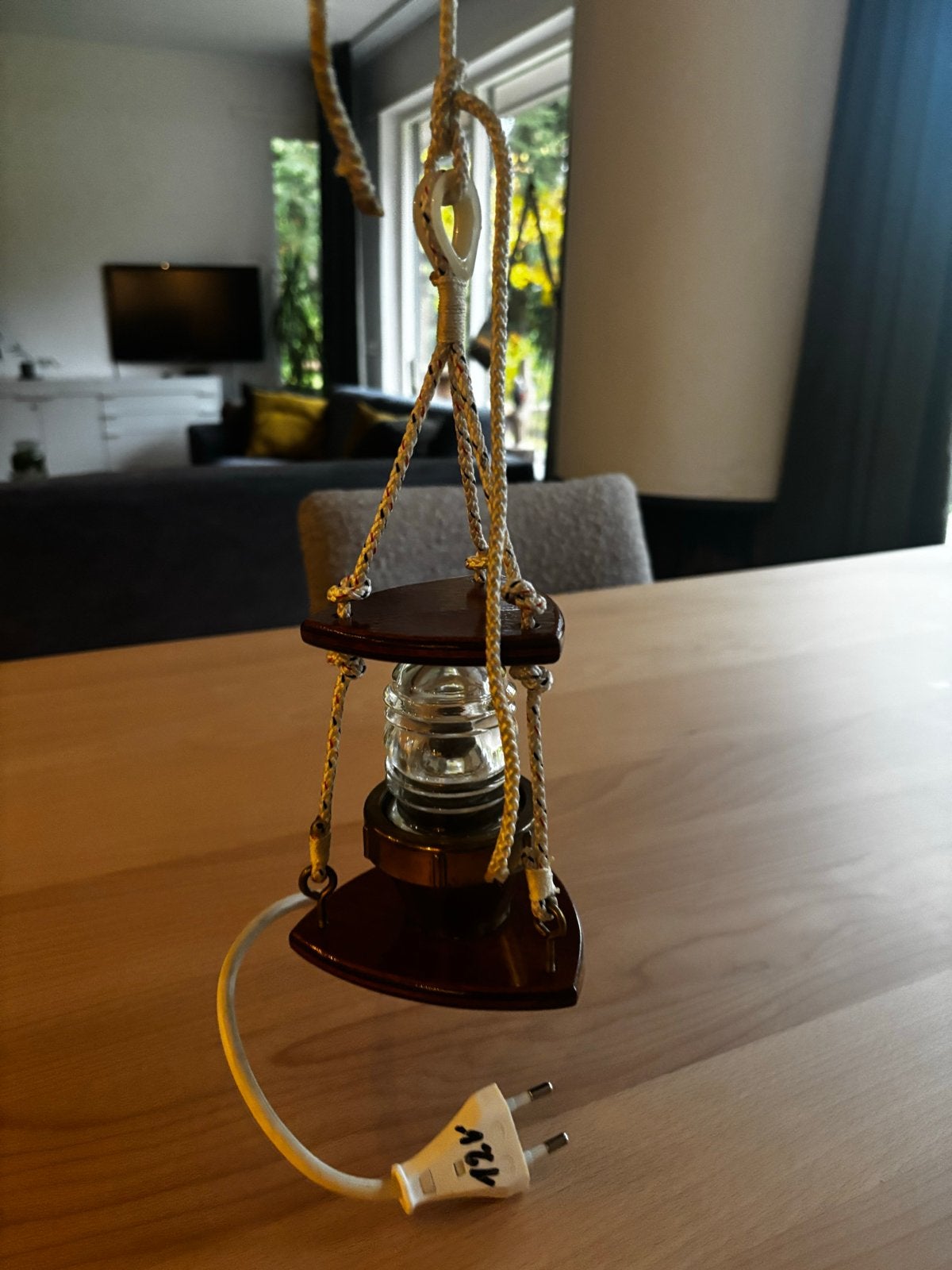 Messing bootlamp 12V - Uniek en sfeervol, Antiek en Kunst, Ophalen of Verzenden