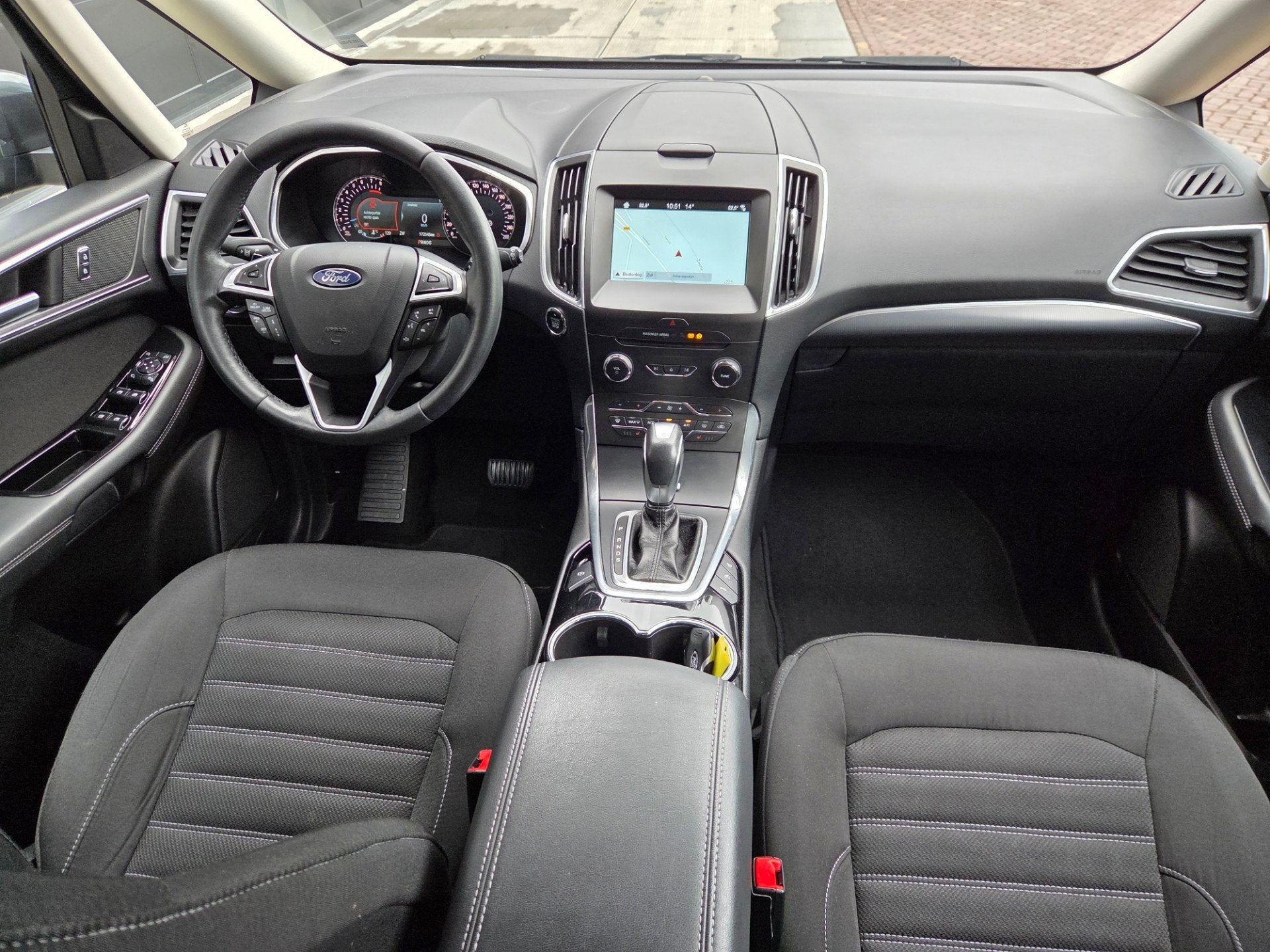 Ford Galaxy 2.0 Titanium | 7 Persoon | Autm | Navi | Camera, Auto's, Stof, Euro 6, 4 cilinders, Parkeersensor