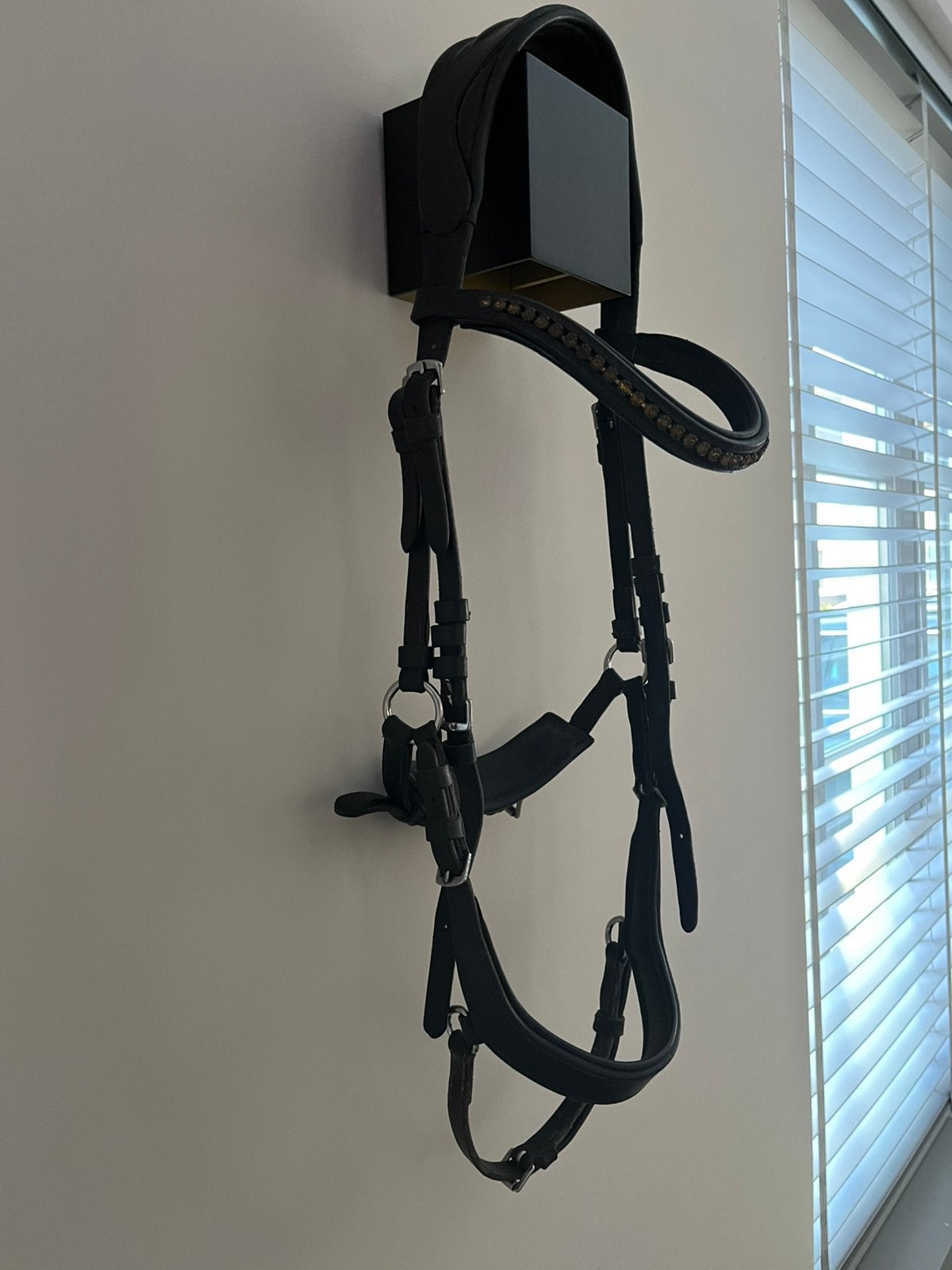 Hoodstel horsgear anatomisch gevormd, Hoofdstel, Ophalen of Verzenden, Zwart, Anatomisch gevormd