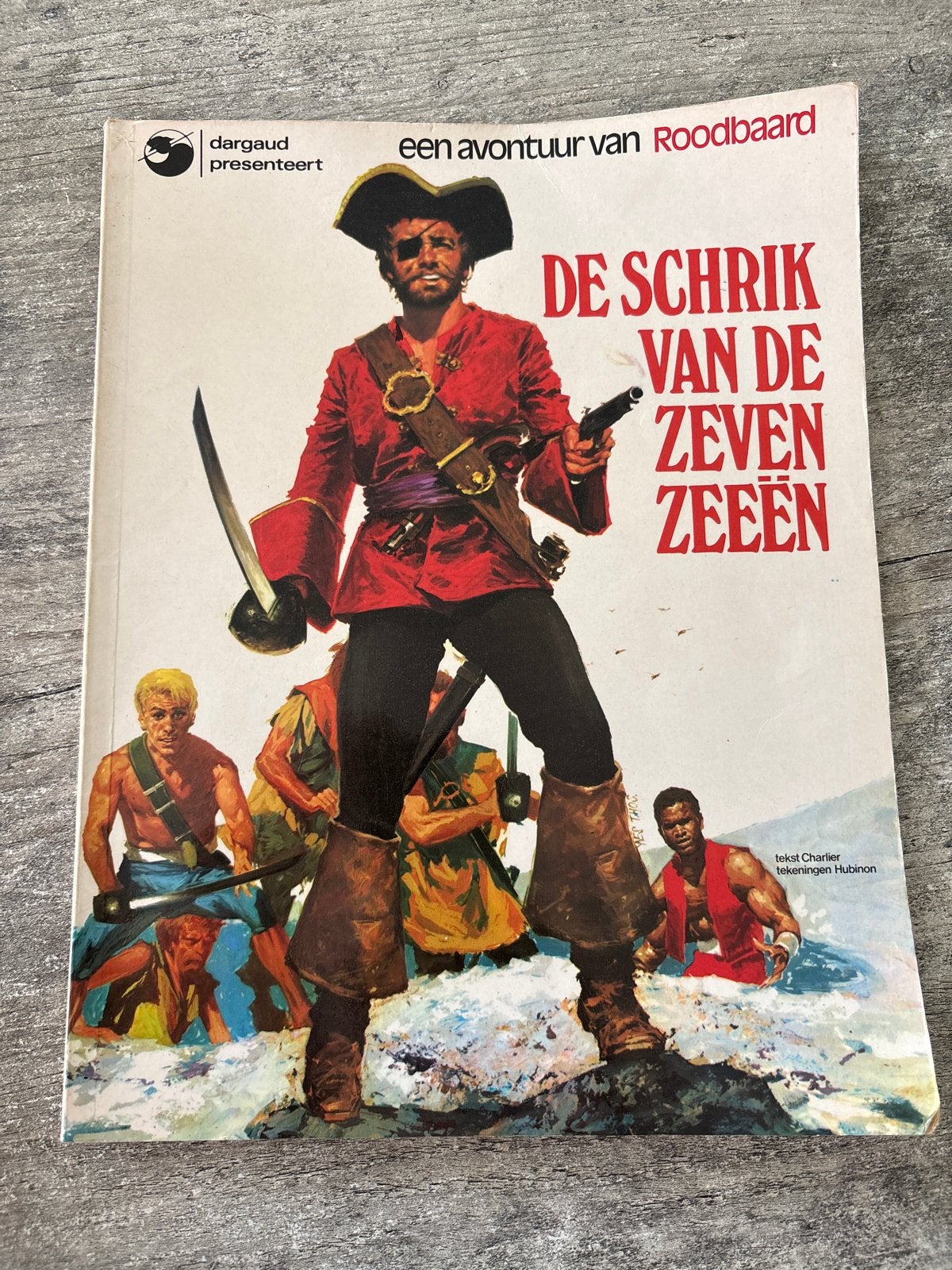 Roodbaard strip: De schrik van de zeven zeeën, Eén stripboek, Ophalen of Verzenden, Gelezen